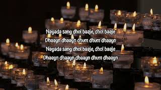 Nagada Sang Dhol  Shreya Ghoshal Ramleela  Goliyon ki raas leela Lyrics video [upl. by Benji640]