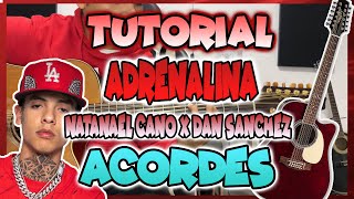 Adrenalina  Natanael Cano x Dan Sanchez  ACORDES  TUTORIAL [upl. by Akenot230]