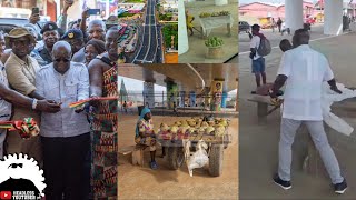 Hon Titus Glover Sacks Hawkers at New Flowerpot Interchange Ghanaians React [upl. by Noella]