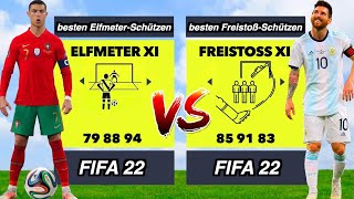 Elfmeterkönige vs Freistoßgötter in FIFA 22 🔥 [upl. by Orgell]