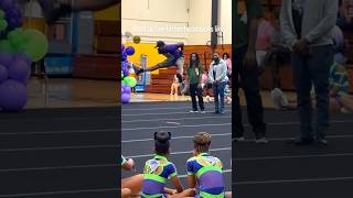 Cheer dads do a TOE TOUCH cheer dad family shorts [upl. by Ettenaej]