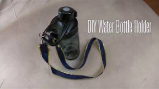 Easy DIY Water Bottle Holder With Fun Ribbon [upl. by Akiehsal793]