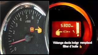 vidange dacia lodgy reset service👉🛠 [upl. by Dettmer]