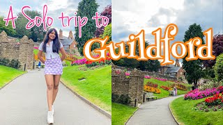 A day trip to Guildford  Guildford Castle Surrey  Indian student in London  Travel Vlog [upl. by Aztinaj803]