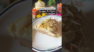 Healthy Cheesecake No sugar No cornflour No cheese shorts diwalirecipes [upl. by Gladwin]