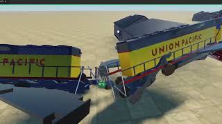 cajon pass runaway but its union pacific and in roblox [upl. by Watkin162]