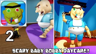 I killed the baby in First attemptEscape baby bobby daycare gameplay roblox [upl. by Hege]