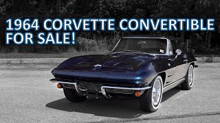 SOLD 1964 Blue Corvette Convertible [upl. by Pape909]