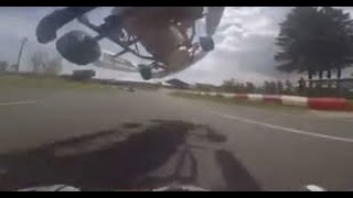 Go Kart Flying Overtake [upl. by Deeyn]