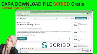 Cara Download File Scribd Terbaru Gratis [upl. by Snehpets468]