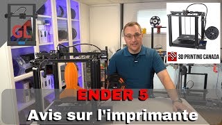 Ender 5  Avis sur limprimante [upl. by Chico]