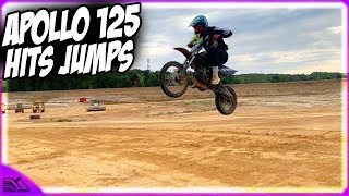 Hitting Dirt Jumps On The Apollo 125cc 007 [upl. by Laverna]