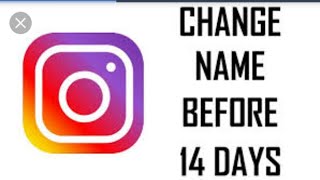 How to change name on instagram before 14 days 100 working trick [upl. by Tekla]