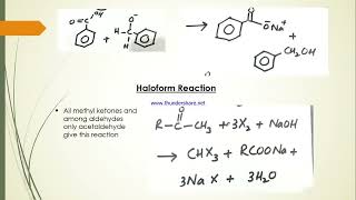 Reactions of Aldehydes and ketones [upl. by Bryce]