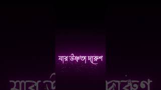 Borbaad hoyechi ami  Balck Screen Status  Romantic Love Status  Bengali Lyrics Status [upl. by Notsruht]