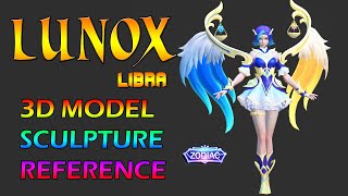 Lunox Revamp Zodiac Libra Skin  Mobile Legends Sculpture Reference [upl. by Abigail194]