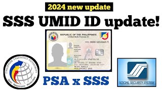 SSS UMID ID APPLICATION 2024 UPDATE [upl. by Freed]