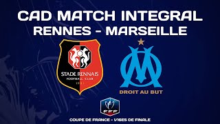 RennesMarseille  Coupe de France  Commentaires AD  Match Complet 21012024 [upl. by Namruht]