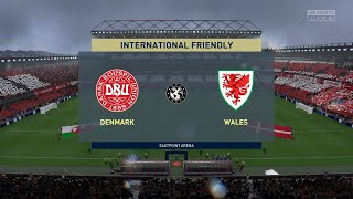 Denmark U21 vs Wales U21 20062023 UEFA U21 EURO FIFA 23 [upl. by Ennaoj]