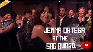 jenna ortega at the SAG Award jennaortega [upl. by Zarah291]