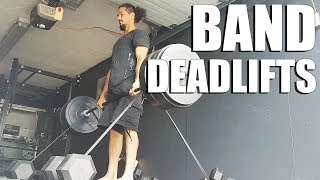 Banded Deadlifts How to Check Resistance Band Tension [upl. by Corena]