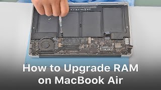 How To Upgrade RAM On MacBook Air [upl. by Sullivan561]