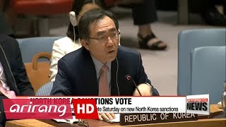 UN Security Council expected to vote Saturday on new North Korea sanctions [upl. by Amitie]