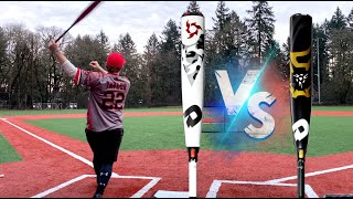 WHICH IS BETTER COMPOSITE or ALUMINUM  DeMarini CF Zen vs Voodoo  BBCOR Baseball Bat Reviews [upl. by Animrac145]