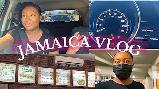 Jamaica Vlog 7 🇯🇲 Drive With Me Running Errands  Car Mukbang [upl. by Byrne252]