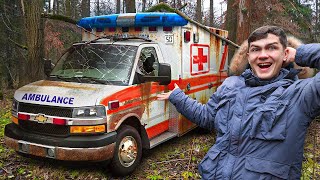 Found Abandoned AMBULANCE in the Woods Can we restore it [upl. by Keel]