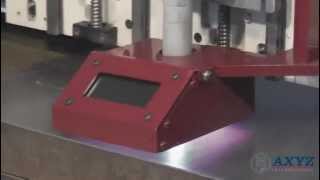 Plasma Cutting Head on an AXYZ CNC Machine [upl. by Michaeu322]