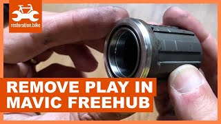 How to permanently fix play in a Mavic freehub body in 3 easy steps [upl. by Gayn84]