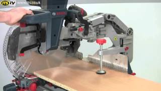 Bosch 305mm Glide Crosscut Mitre Saw GCM12GDL  ITS TV [upl. by Olwena]