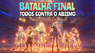 BATALHA FINAL DE NATLAN TODOS CONTRA O ABISMO CUTSCENE [upl. by Olra507]