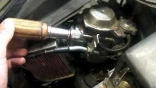 ScooterMoped Carburetor Adjustment [upl. by Proctor585]