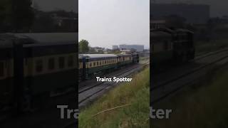 train locomotive railway pakistan railroad speed track zcu20 ZCU20 Locomotive leading Train [upl. by Skerl108]