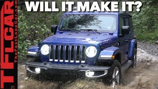 Can a New Jeep Wrangler SAHARA take on the RUBICON Trail Only One Way to Find Out [upl. by Vivyan]