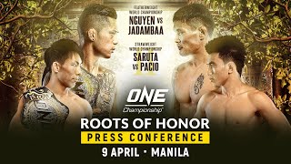 ONE Championship ROOTS OF HONOR Press Conference [upl. by Nikolia]