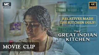 Relatives made the kitchen ugly  The Great Indian Kitchen  Movie Clip  Suraj Venjaramoodu [upl. by Brothers456]