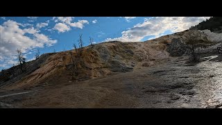 Yellowstone National Park  Mammoth Hot Springs Trail [upl. by Ylrebma]