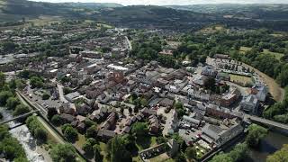 Summer over Newtown Powys [upl. by Naujid]