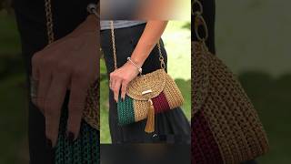 Handmade premium luxury bags crochetbags bagsforwomen crochetlatestbags uniquemodernbags [upl. by Pennington735]