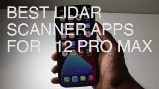 Best LIDAR Scanner Apps For iPhone 12 Pro MAX [upl. by Lolita]