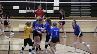 Billings Wildcat Volleyball vs Lesterville [upl. by Ttebroc]