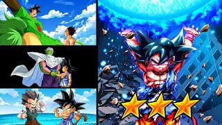 VERY FUN 3 Star Spirit Bomb GT Goku Showcase on son family  Dragon Ball Legends [upl. by Grose]