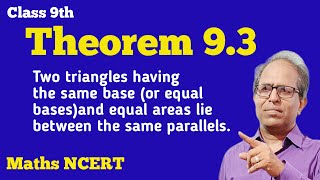 Theorem 93 maths 9th class ncert [upl. by Federica673]