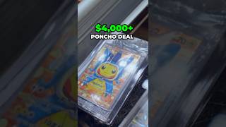 4000 PONCHO DEAL 🤝 POKÉMON VENDOR POV pokemontcg pokemoncards pokemoncommunity [upl. by Gudrin]