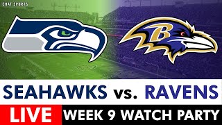 Seahawks vs Ravens Live Streaming Scoreboard Free PlayByPlay Highlights  NFL Week 9 [upl. by Eimyaj288]