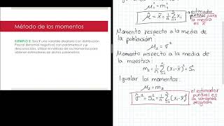 VIDEO 14 Tema 3 Estimación puntual MÉTODO DE LOS MOMENTOS [upl. by Alauqahs419]