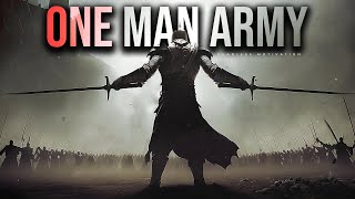 THIS SONG is for all of you FIGHTING BATTLES ALONE Official Lyric Video  ONE MAN ARMY [upl. by Enelad]